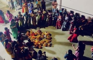 కొంపల్లి మున్సిపాలిటీ హరిజన బస్తీలో బతుకమ్మ సంబరాలు