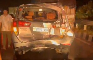 మాసాయిపేట శివారులోని 44 జాతీయ రహదారిపై రోడ్డు ప్రమాదం