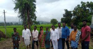 నూతన ఇందిరమ్మ ఇళ్ల నిర్మాణానికి భూమి పూజ