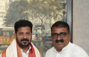 ముఖ్యమంత్రి రేవంత్ రెడ్డి ని మర్యాదపూర్వకంగా కలిసిన నర్సాపూర్ నియోజకవర్గ ఇన్చార్జ్ ఆవుల రాజిరెడ్డి