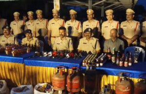 మేడ్చల్ పోలీస్ స్టేషన్ పరిధిలోని కిష్టాపూర్ లో కార్డెన్ సర్చ్