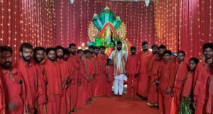 నవరాత్రుల సందర్బంగా ప్రత్యేక పూజ కార్యక్రమాల్లో పాల్గొన్న బొంగునూరి కిషోర్ రెడ్డి