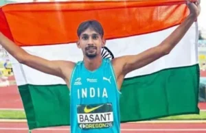 2.21 మీటర్లు దూకి చరిత్ర సృష్టించిన బసంత్ మేఘ్వాల్.. వరల్డ్ U20లో భారత్కు హైజంప్ రజతం!